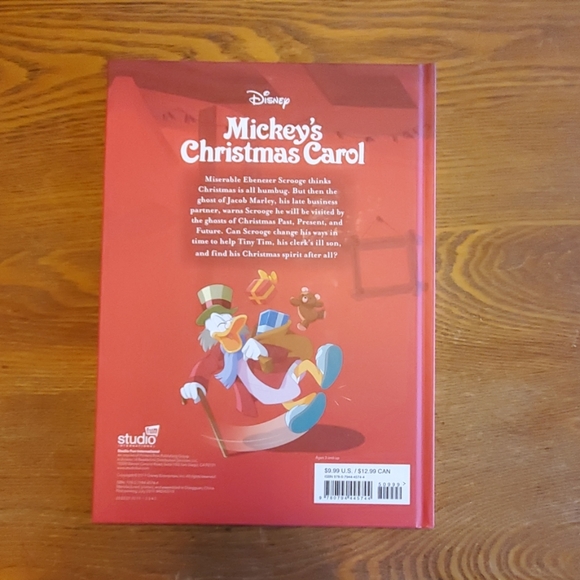 2 DISNEY bks: PETER PAN & MICKEY'S CHRISTMAS CAROL - Picture 7 of 8